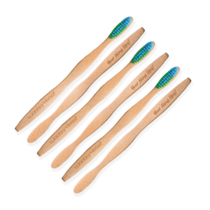 WooBamboo Custom Adult Toothbrushes 6 Pack