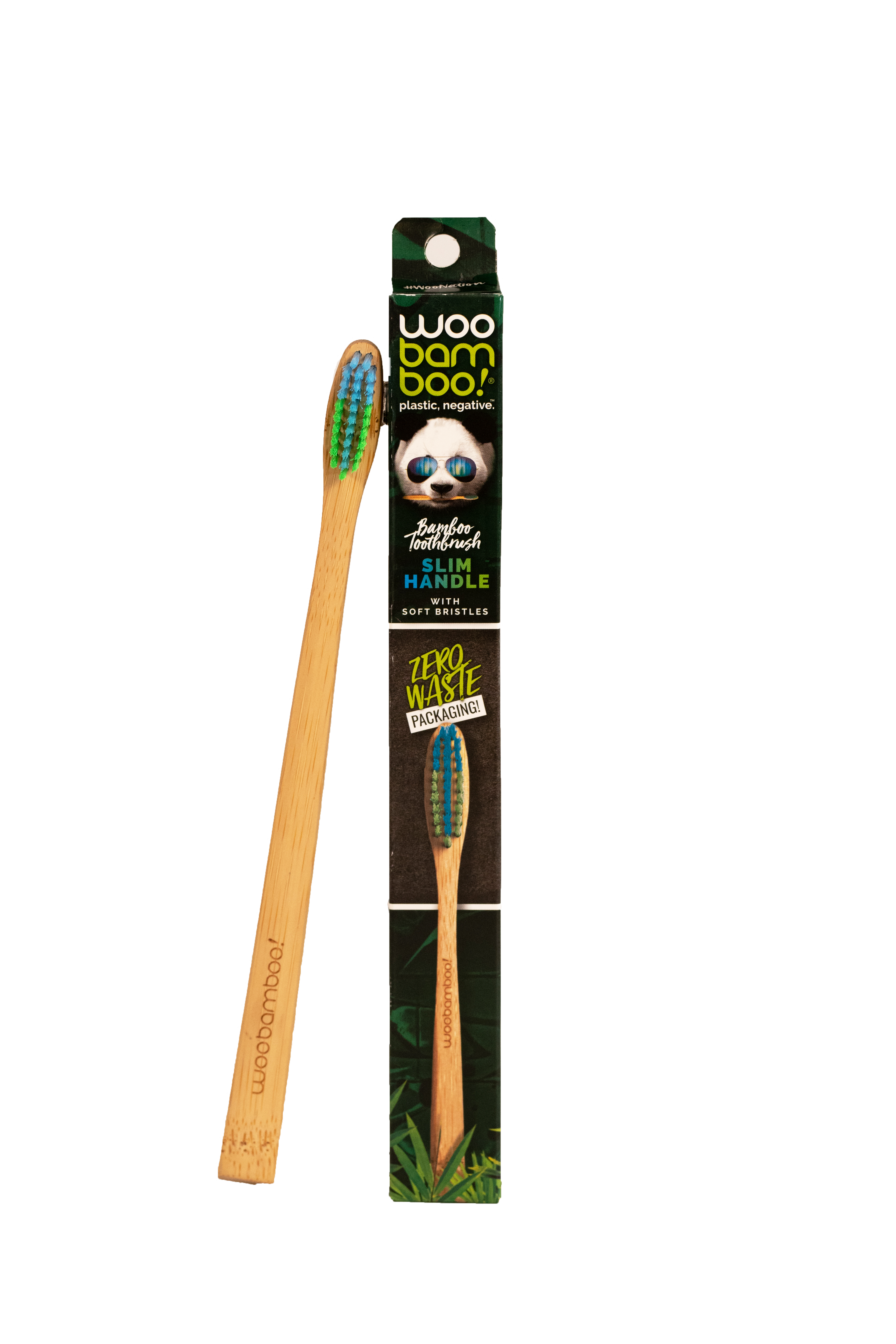 Slim Handle Eco Friendly Bamboo Toothbrush - Sustainable