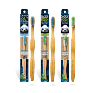 WooBamboo Signature Bamboo Toothbrush Adult Zero Waste Packaging
