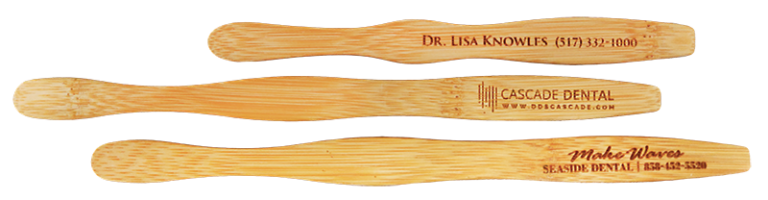 Custom Engraved Bamboo Toothbrushes | Toothbrushes for Dental Practices