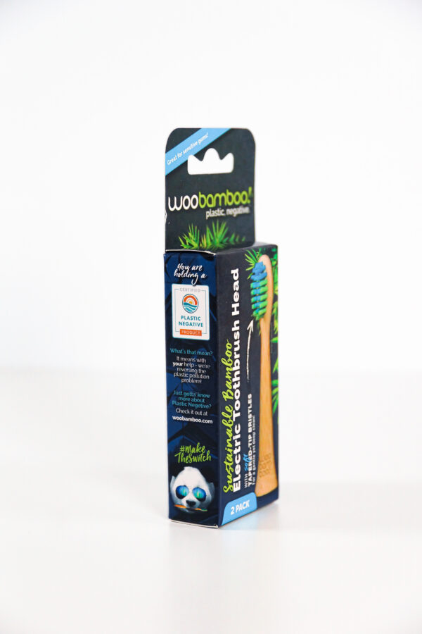 Electric Bamboo Toothbrush Heads Made from Sustainable Bamboo