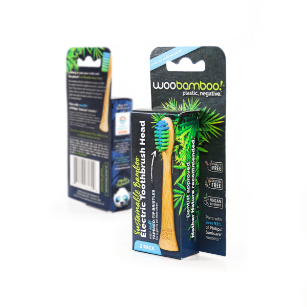 WooBamboo! Electric Toothbrush Heads (2pk)